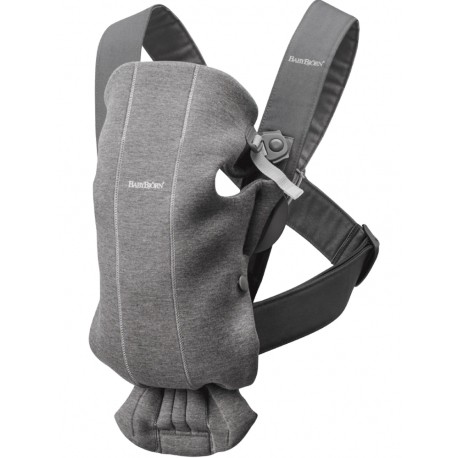 Μάρσιπος Babybjorn Mini 3D Jersey Dark Grey