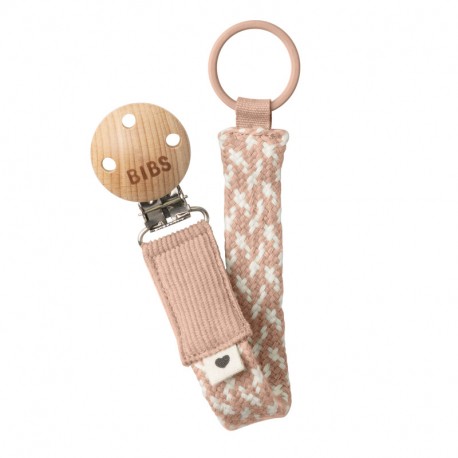 Κλιπ πιπίλας Bibs® Paci Braid Blush/Ivory