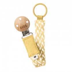 Κλιπ πιπίλας Bibs® Paci Braid Pale Butter