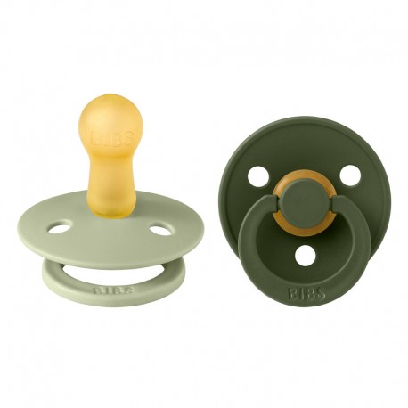 Πιπίλες Bibs® Colour Sage/Green No1, σετ των 2