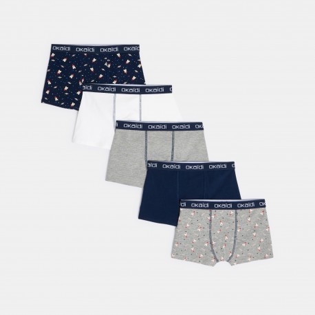 UNDERNIGHT OKG LOT 5 BOXERS FA