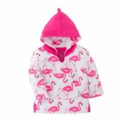 Μπλούζα - μπουρνούζι θαλάσσης ZOOCCHiNi™ Franny the Flamingo 0-12 μηνών