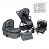Σύστημα μεταφοράς Bebe Stars Nammas 3in1 Grey