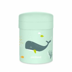 Θερμός φαγητού + 2 δοχεία Miniland Thermetic Whaley 700ml