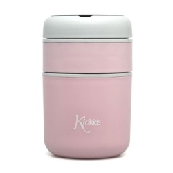 Θερμοδοχείο φαγητού Kiokids® με κουταλάκι 710ml Ροζ