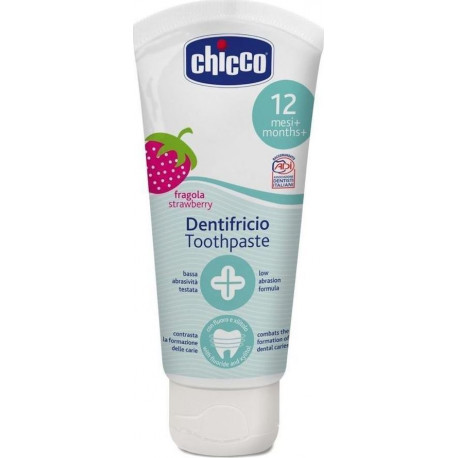 Chicco οδοντόπαστα φράουλα 50 ml 12M+