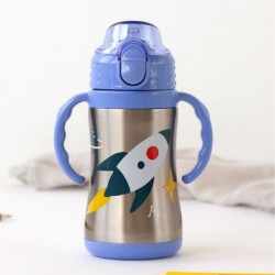 Εκπαιδευτικό παγούρι θερμός Kiokids® Space Rocket 280ml