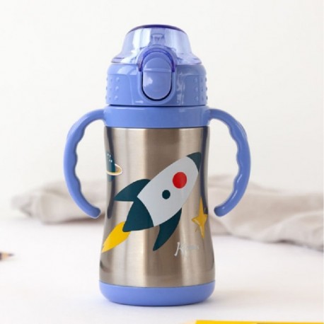 Εκπαιδευτικό παγούρι θερμός Kiokids® Space Rocket 280ml