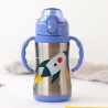 Εκπαιδευτικό παγούρι θερμός Kiokids® Space Rocket 280ml