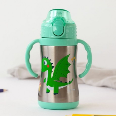Εκπαιδευτικό παγούρι θερμός Kiokids® Dragon 280ml