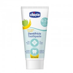 Οδοντόκρεμα χωρίς φθόριο Chicco Μήλο / Μπανάνα 50ml 6-24m