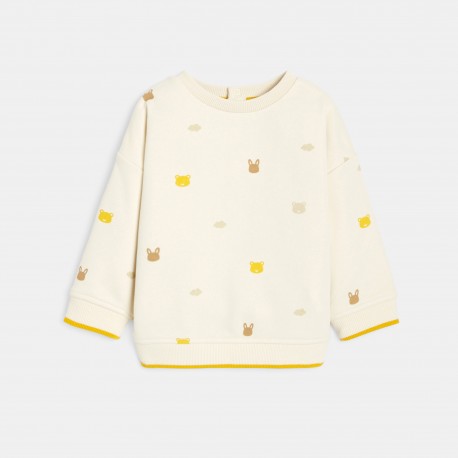 DAHLIA SWEAT COL RD AOP OU ANI
