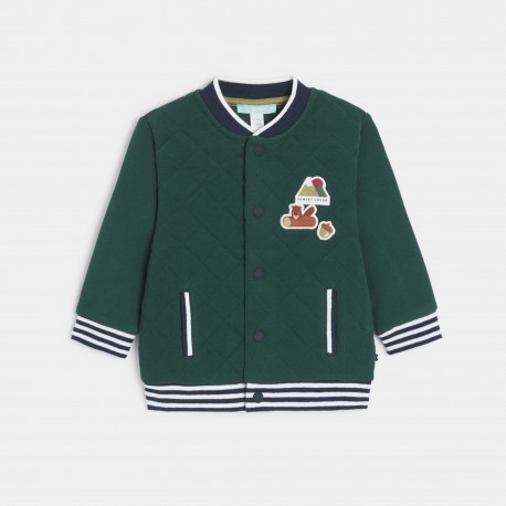 HOUX SWEAT OUVERT QUILTE COL T