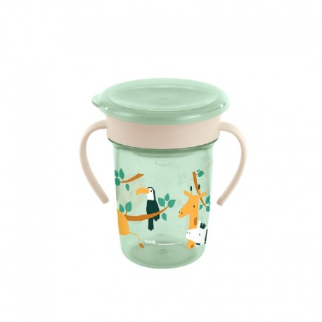 Εκπαιδευτικό ποτήρι Miniland Sippy Cup 360 Jungle 270ml