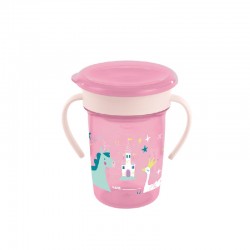 Εκπαιδευτικό ποτήρι Miniland Sippy Cup 360 Fantasy 270ml
