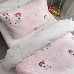 Σετ παπλωματοθήκη μονή Vesta Home Rozy