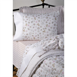 Πάπλωμα DOWN TOWN BABY Teddy Bear 95 x 145 cm Pink