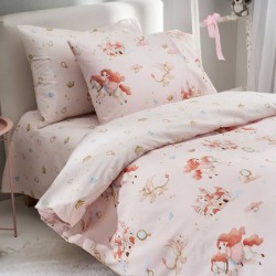 Σετ σεντόνια μονά 3 τμχ με λάστιχο Vesta Home Tiara