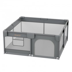 Πάρκο τετράγωνο Bebe Stars Playzen Grey 150x150 cm