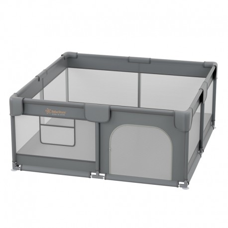 Πάρκο τετράγωνο Bebe Stars Playzen Grey 150x150 cm