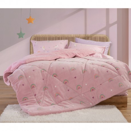 Παιδικό κουβερτοπάπλωμα μονό Nef-Nef Homeware Unicorns Style 160x220 cm