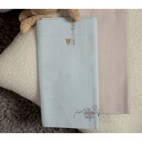 Σεντόνια λίκνου 2τμχ Nef-Nef Homeware Life In The City