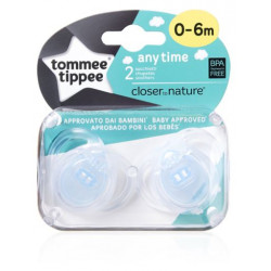 Tommee tippee πιπίλες Closer to nature Anytime 0-6M, σετ των 2