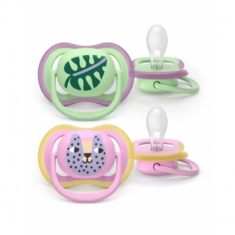 Σετ 2 πιπίλες Philips Avent Ultra Air 6-18m SCF087/13
