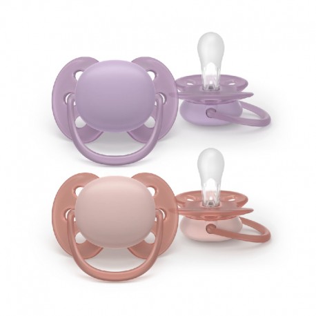 Σετ 2 πιπίλες Philips Avent Ultra Soft 6-18m SCF091/43