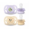 Σετ 2 πιπίλες Philips Avent Ultra Start 0-2m SCF075/13