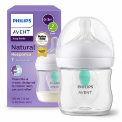 Μπιμπερό Philips Avent Natural Response 0m+ με βαλβίδα AirFree Vent SCY670/01