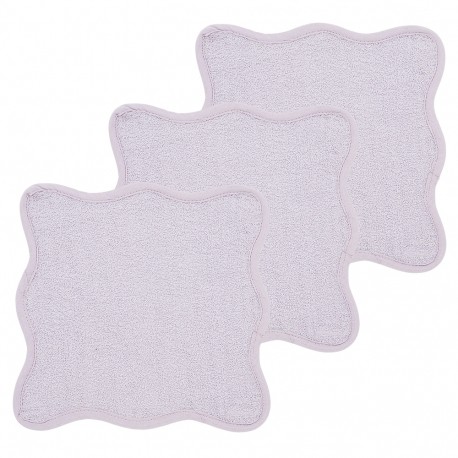 Σετ 3 λαβέτες Meyco Wavy Soft Lavender