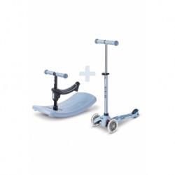 Τρίκυκλο πατίνι Mini Micro Deluxe Rock & Go LED Ocean Slate
