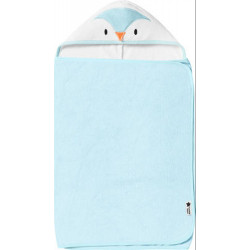 Πετσέτα με κουκούλα Τommee tippee Percy the Penguin Hug 'n' Dry 6-48 μηνών