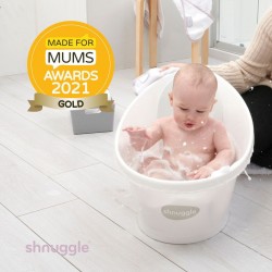 Βρεφικό μπάνιο Shnuggle® Baby Bath 0-12m White/Grey
