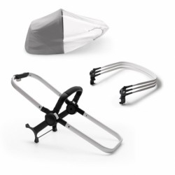 Σετ επέκτασης βάσης καροτσιού Bugaboo Donkey3 Duo Extension Set Base Aluminum