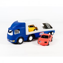 Μεγάλη νταλίκα με 2 αυτοκίνητα Little Tikes Push Racer Wheelz