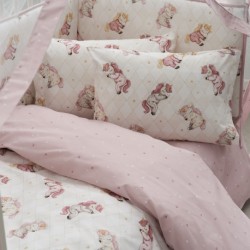 Σετ σεντόνια λίκνου 3 τμχ Vesta Home Simona