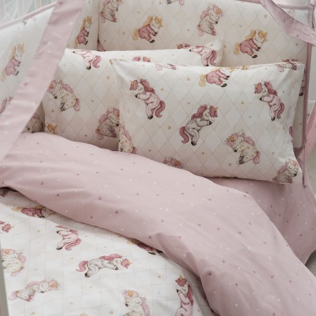 Σετ σεντόνια λίκνου 3 τμχ Vesta Home Simona