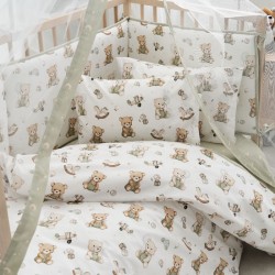 Σετ παπλωματοθήκη κούνιας Vesta Home Teddy