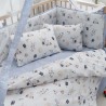 Σετ παπλωματοθήκη κούνιας Vesta Home Astra
