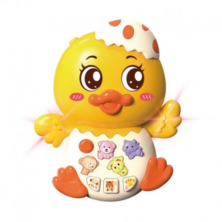 Μουσικό παπάκι Lazarid Funny Duck με ήχους και φως