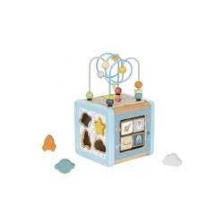 Ξύλινος κύβος δραστηριοτήτων TOOKY TOY Play Cube Space