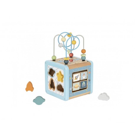 Ξύλινος κύβος δραστηριοτήτων TOOKY TOY Play Cube Space