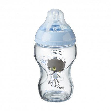 Tommee tippee μπιμπερό Closer to nature αργής ροής 250 ml 0M+