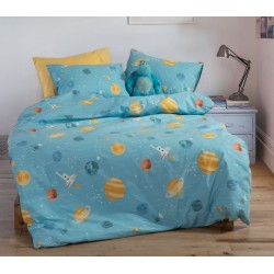 Σεντόνια μονά 3τμχ Nef-Nef Homeware This Is My Galaxy