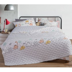 Κουβερλί μονό microfiber Nef-Nef Homeware Dinosaur Art 180x240 cm