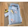 Κουβέρτα πικέ κούνιας Nef-Nef Homeware Super Boy 110x150 cm
