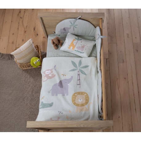 Κουβέρτα πικέ κούνιας Nef-Nef Homeware Savana 110x150 cm
