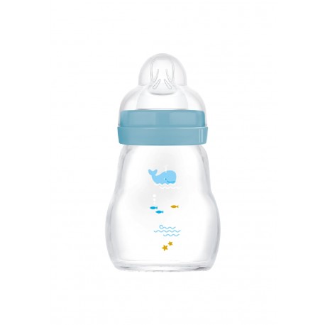 MAM Μπιμπερό γυάλινο Feel Good 170 ml (1τμχ)